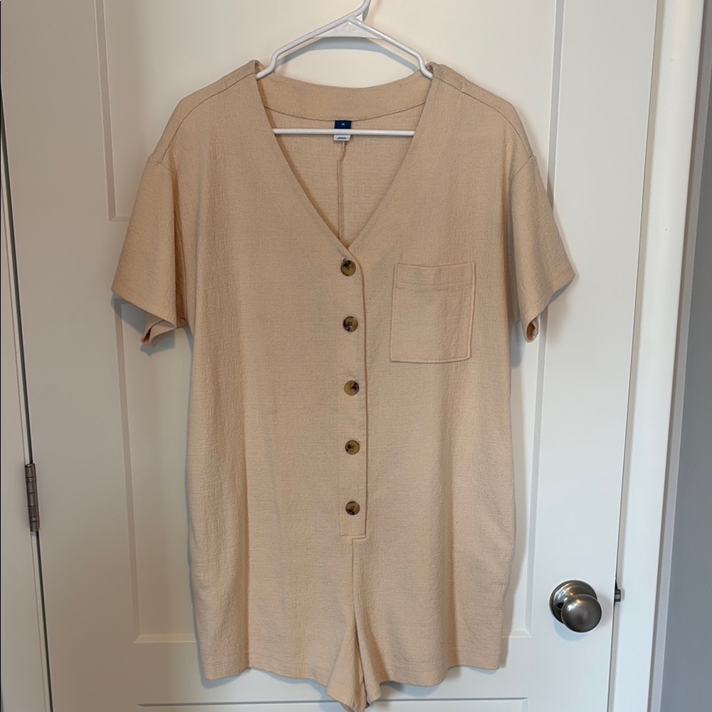 Cream Romper